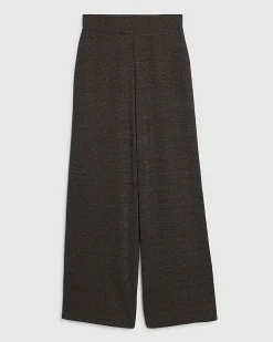 Brown Glitter Wide Leg Trousers