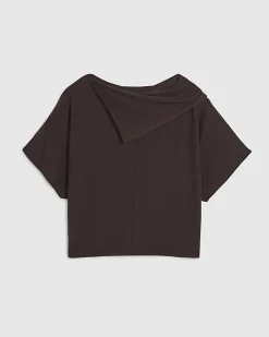 Brown Knitted Cape Jumper