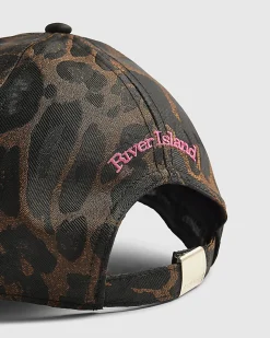 Brown Leopard Jaquard Cap