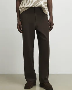 Brown Loose Fit Trousers