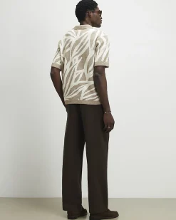 Brown Loose Fit Trousers
