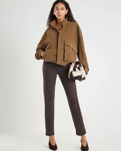 Brown Mid Rise Mom Sculpt Jeans