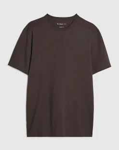 Brown Muscle Fit Cotton Lightweight T-Shirt