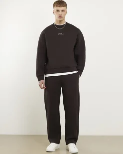 Brown Oversized Fit Premium Sweatshirt