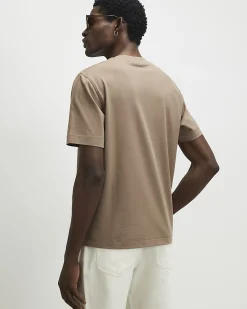 Brown Regular Fit Midweight T-Shirt