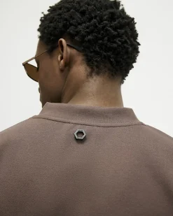 Brown RI Studio Cotton Blend Boxy T-Shirt
