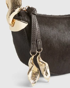 Brown RI Studio Leather Shell Shoulder Bag