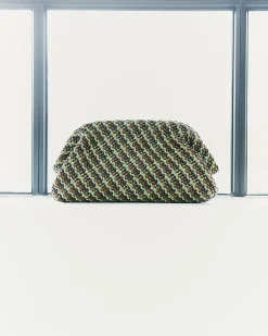 Brown RI Studio Weave Oversized Clutch Bag