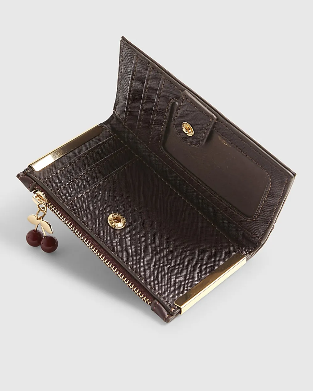 Brown Scrunch Purse