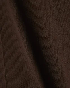Brown Sleeveless Shoulder Pad Tank Top
