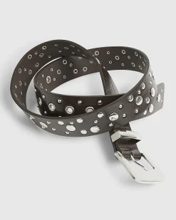 Brown Studded Belt