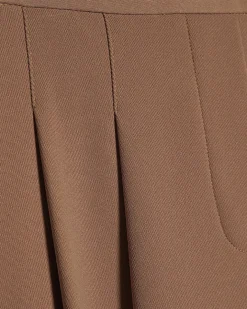 Brown Tapered Trousers