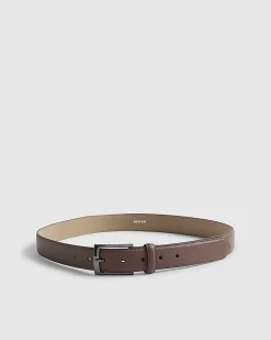 Brown Textured Belt