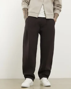 Brown Wide Leg Premium Joggers