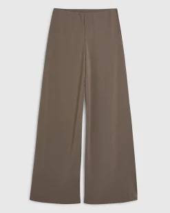 Brown Wide Leg Trousers