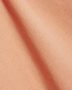 Coral Cotton Grown On Sleeve T-Shirt