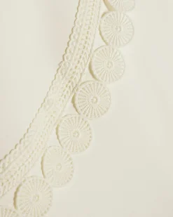 Cream Crochet Shorts