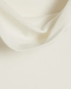 Cream Drape Neck Knitted Vest