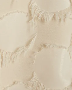 Cream Fringe Mini Dress
