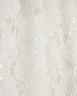 Cream Lace Beach Trousers