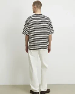 Cream Loose Fit Jeans