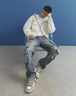 Cream Oversized Fit Japanese Kamakura Hoodie