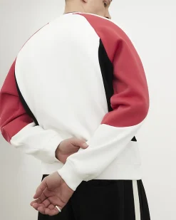 Cream Oversized Fit Legacy Sport Sweatshirt