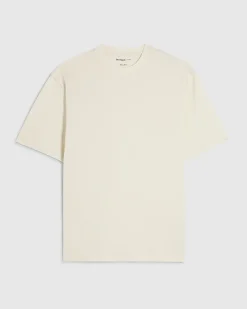 Cream Regular Fit Crew Neck T-Shirt