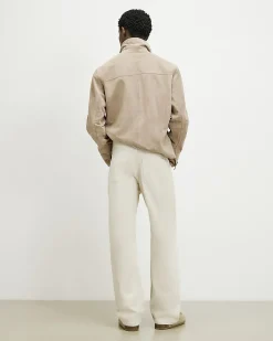 Cream RI Studio Loose Fit Twist Jeans