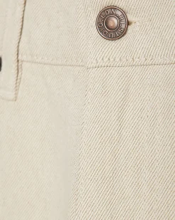 Cream RI Studio Loose Fit Twist Jeans