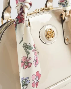 Cream Scarf Handle Cross Body Bag Bundle