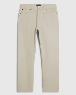 Cream Straight Fit Jeans