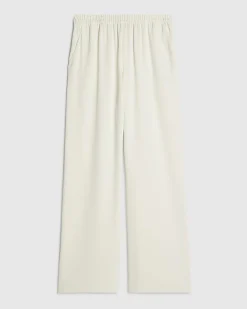 Cream Wide Leg Trousers