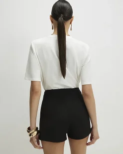 Dark Brown Wrap Skort