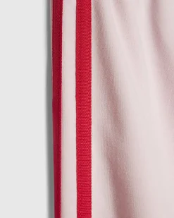 Girls Pink Side Stripe Joggers