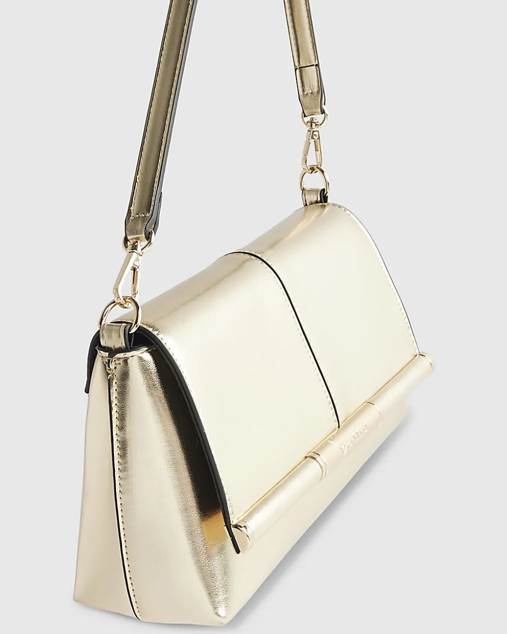 Gold Bar Front Clutch Bag