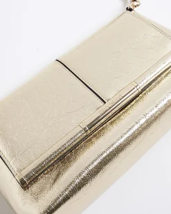 Gold Bar Front Clutch Bag