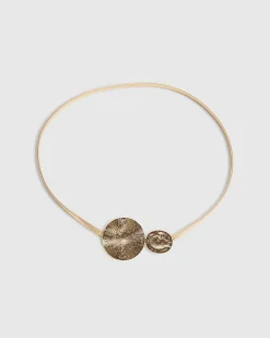 Gold Double Circle Chain Belt