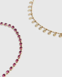 Gold Fish 3 Piece Anklet