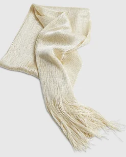 Gold Fringe Scarf