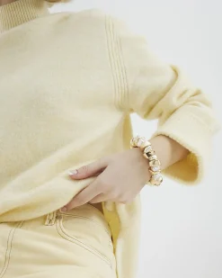 Gold Mixed Nuggets Bracelet