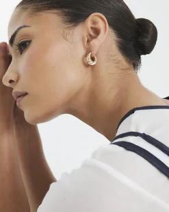 Gold Pack Of 3 Hoop Earrings