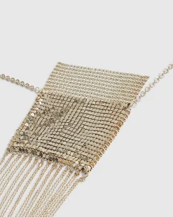 Gold Pouch Necklace