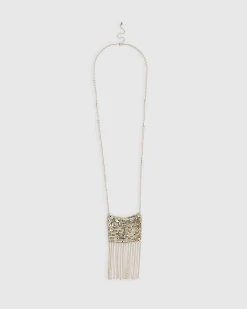 Gold Pouch Necklace