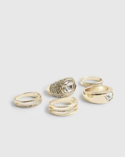 Gold Rings Multipack