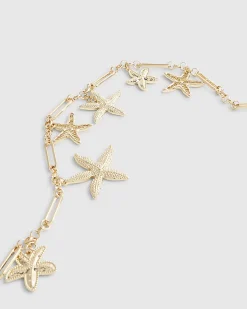 Gold Starfish Chain Belt