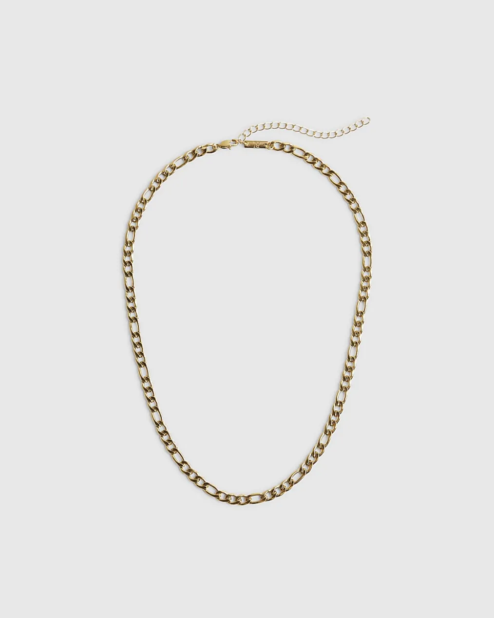 Gold Steel Chain Necklace