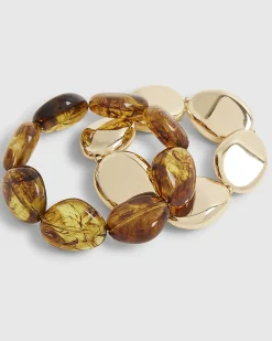 Gold Tort Stretch Bracelet Pack