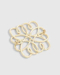 Gold Wire Brooch