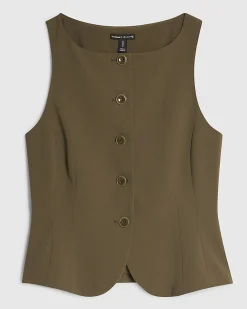 Green Fitted Waistcoat